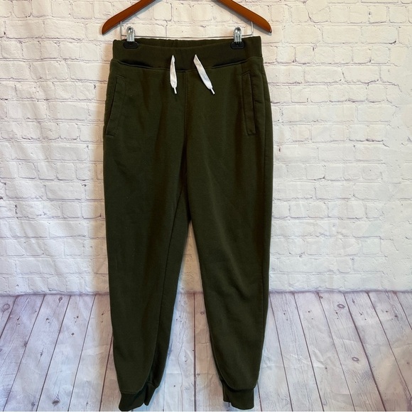 Men's South Pole Authentic Collection Dark Green Joggers Size Medium Track pants - Picture 1 of 8